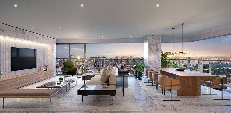 Apartamento com 181 m², 3 quartos sendo 3 suítes à venda no bairro Itaim Bibi. - Andréa Vallis