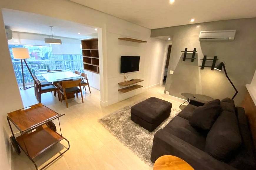 Flat para venda ou locação com 1 quarto, 80m² - Vila Nova Conceição,São Paulo