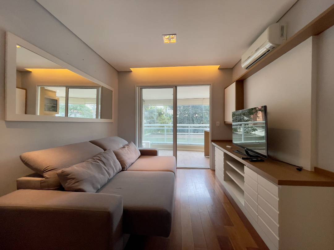 Apartamento com 87 m², 3 quartos sendo 1 suíte para alugar no bairro Vila Olímpia. - Andréa Vallis