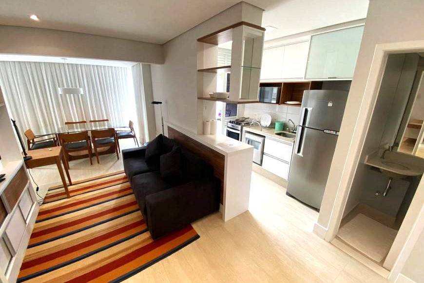 - Apartamento com 54 m², 1 quarto sendo 1 suíte para alugar no bairro Vila Nova Conceição.