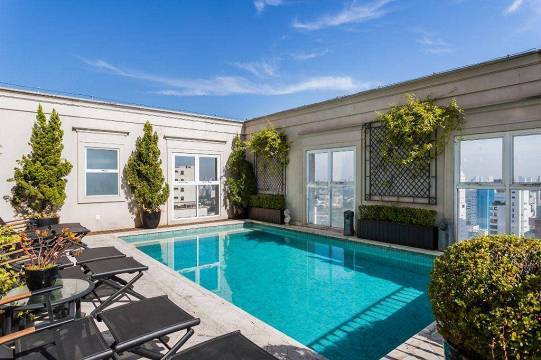 Cobertura para venda ou locação com 4 quartos, 907m² - Jardim Paulista,São Paulo