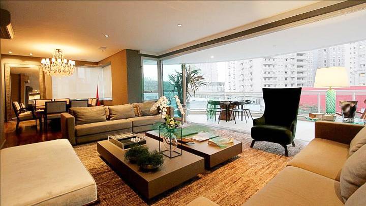 Apartamento com 455 m², 4 quartos sendo 4 suítes à venda no bairro Itaim Bibi. - Andréa Vallis