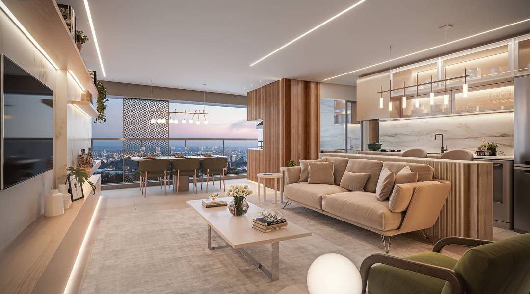 Apartamento com 121 m², 3 quartos sendo 3 suítes à venda no bairro Moema Pássaros. - Andréa Vallis