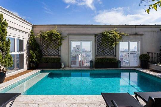 Cobertura para venda ou locação com 4 quartos, 907m² - Jardim Paulista,São Paulo