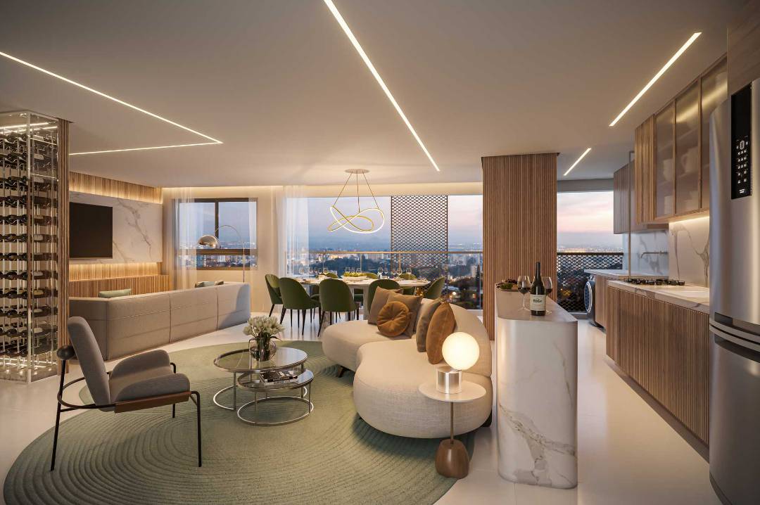 - Apartamento com 121 m², 3 quartos sendo 3 suítes à venda no bairro Moema Pássaros.