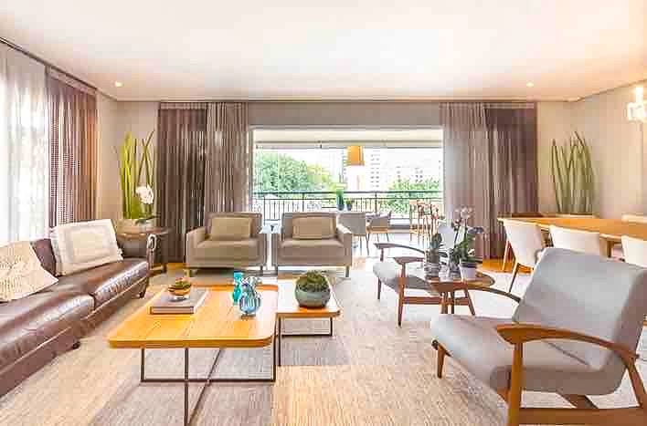 Apartamento com 273 m², 4 quartos sendo 4 suítes à venda no bairro Itaim Bibi. - Andréa Vallis