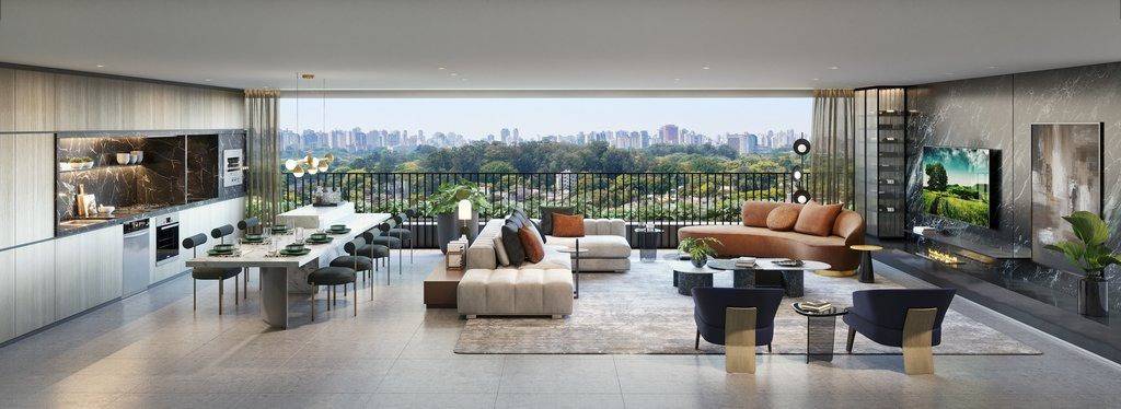 - Apartamento com 175 m², 3 quartos sendo 3 suítes à venda no bairro Vila Nova Conceição.