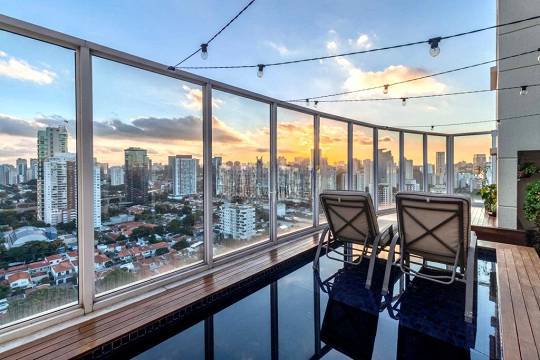 Cobertura à venda com 5 quartos, 700m² - Cidade Monções,São Paulo