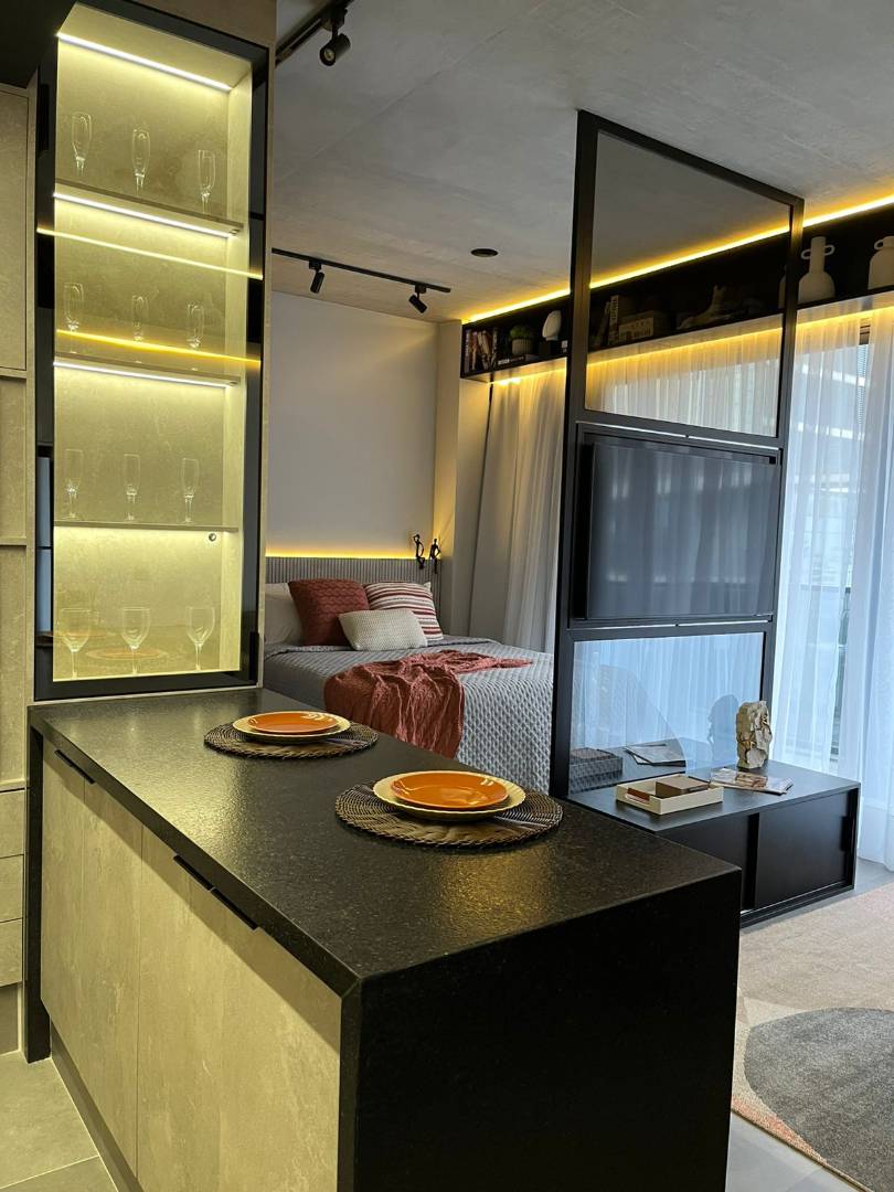 - Studio com 45 m², 1 quarto sendo 1 suíte para alugar no bairro Vila Olímpia.