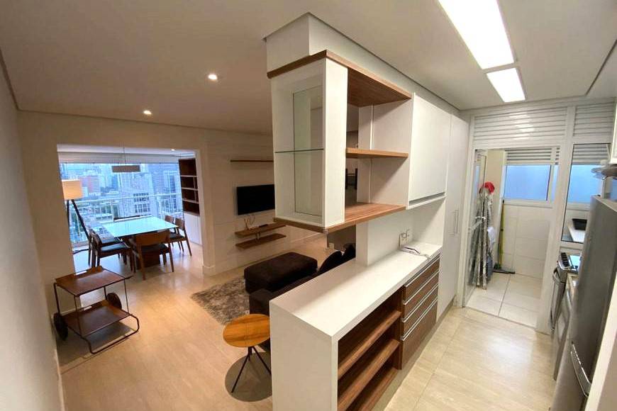 Flat para venda ou locação com 1 quarto, 80m² - Vila Nova Conceição,São Paulo