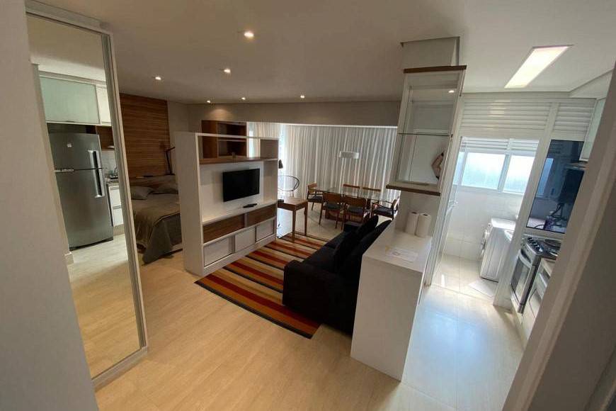 - Apartamento com 54 m², 1 quarto sendo 1 suíte para alugar no bairro Vila Nova Conceição.